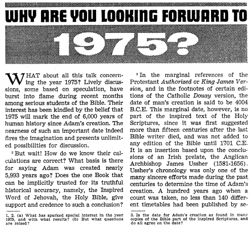 [1968 WATCHTOWER, p. 494, Why are you looking forward to 1975?]