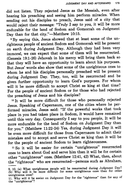 [Will the men of Sodom be resurrected? YES, according to the Watchtower Society's LIVE FOREVER book (old edition) page 179]